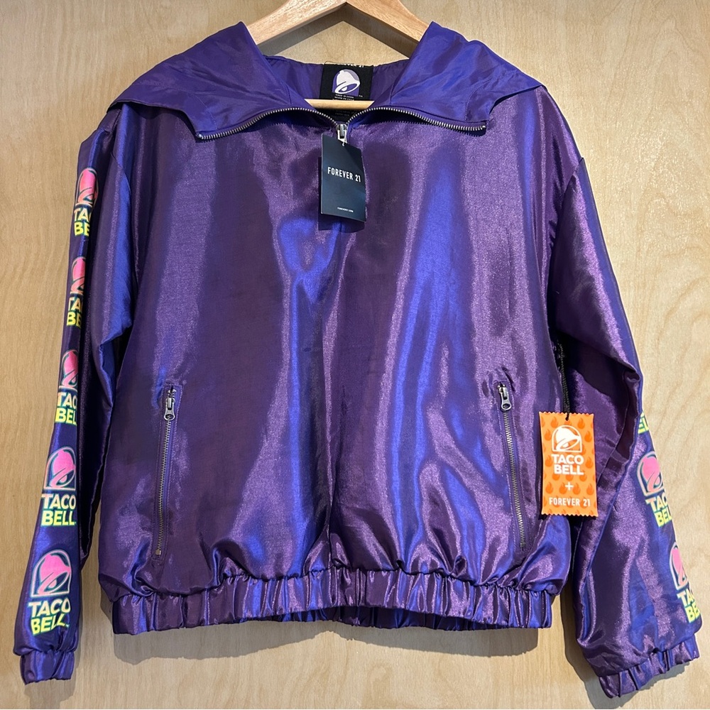 Purple Taco Bell Forever 21 Jacket